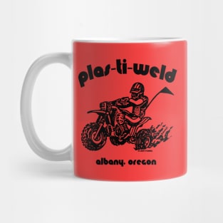 Plas Ti Weld in black Mug